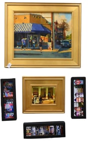 Five Framed Cityscapes