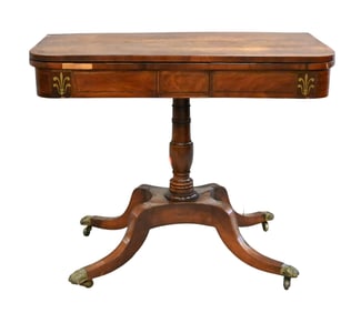 George IV Rosewood Inlaid Games Table