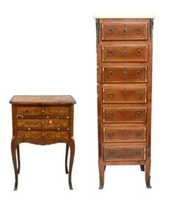 Two Piece Louis XV Furniture Lot