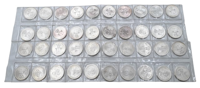 40 .999 Fine Silver 1 T.O.Z. Medallions