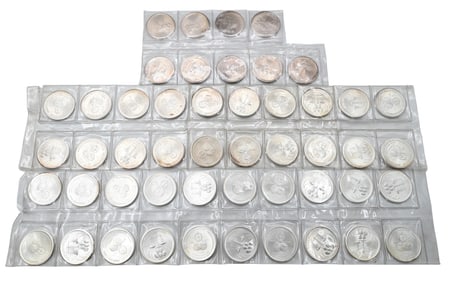 49 .999 Fine Silver 1 T.OZ. Medallions
