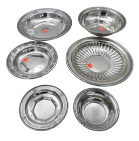 Six Piece Group of Sterling Silver Bowls