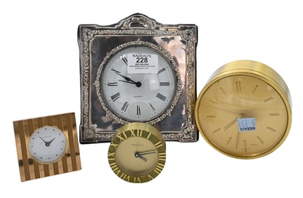 Four Desk Clocks