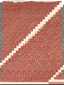 Large Framed Silk Saree or Ottoman Kemah