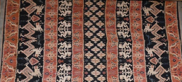 Large Sumba Island Indonesian Ikat Textile