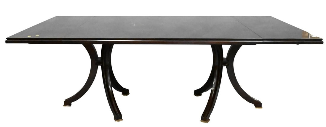 Contemporary Double Pedestal Dining Table (1 of 4)