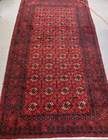 Two Oriental Throw Rugs