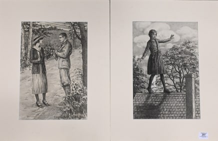 Set of Eight Elizabeth R. Withington (American 1880-1962)