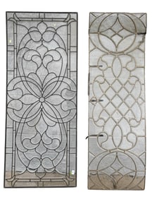 Two Leaded Glass Windows