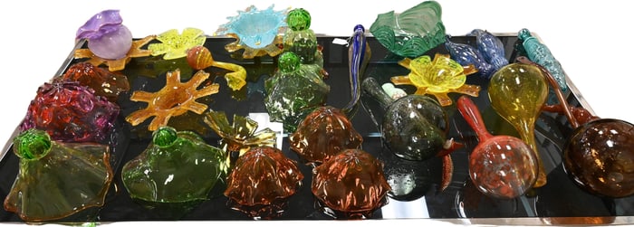 Large Grouping of Decorative Art Glass