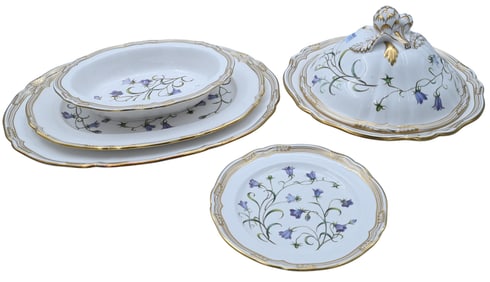 16 Piece Partial Spode "Stafford Flowers" Dinner Service in "Campanula"