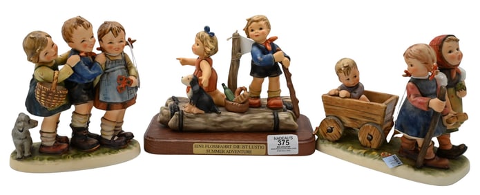 Three Medium Sized Hummel Figural Groups