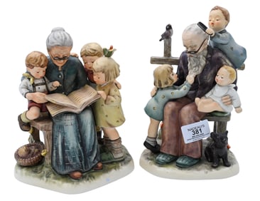 Two Large Hummel Figural Groups