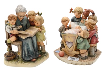 Two Large Hummel Figural Groups