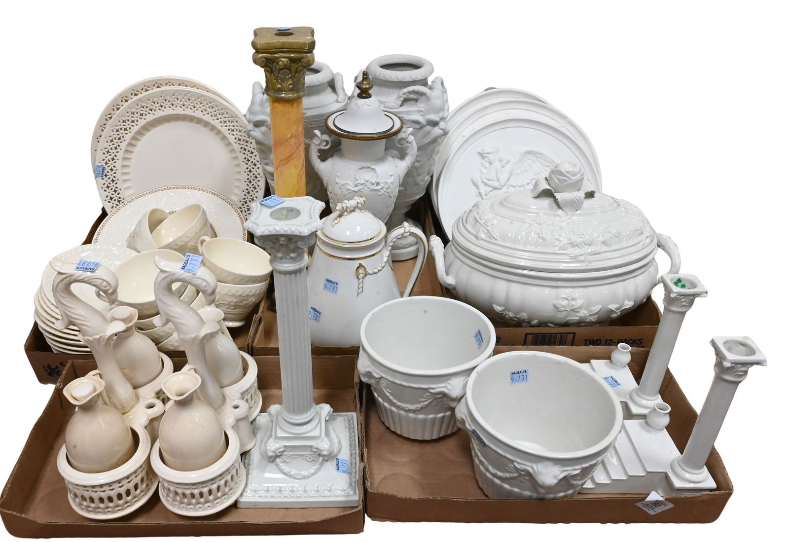 Five Box Lots of Porcelain and Ceramics (1 of 6)