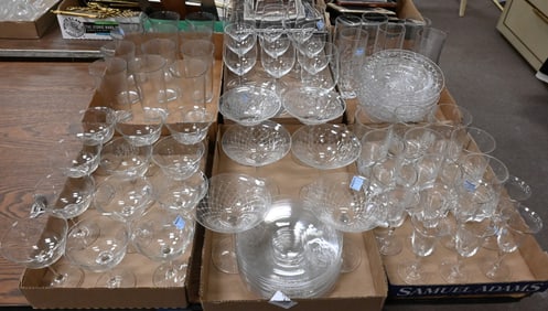 Six Box Lots of Mostly Glass Drinkware