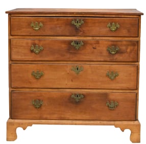 Chippendale Four Drawer Chest