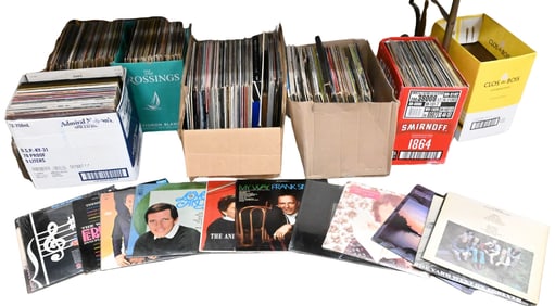 Six Boxes of Assorted Records