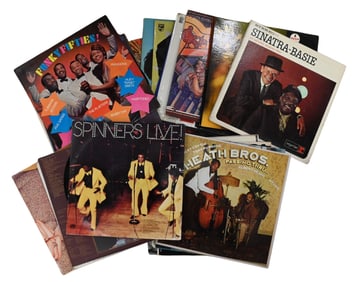 Group of Approximately 40 Early Jazz, Blues, and Soul Records