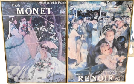 Eight Piece Group of Decorative Museum Posters