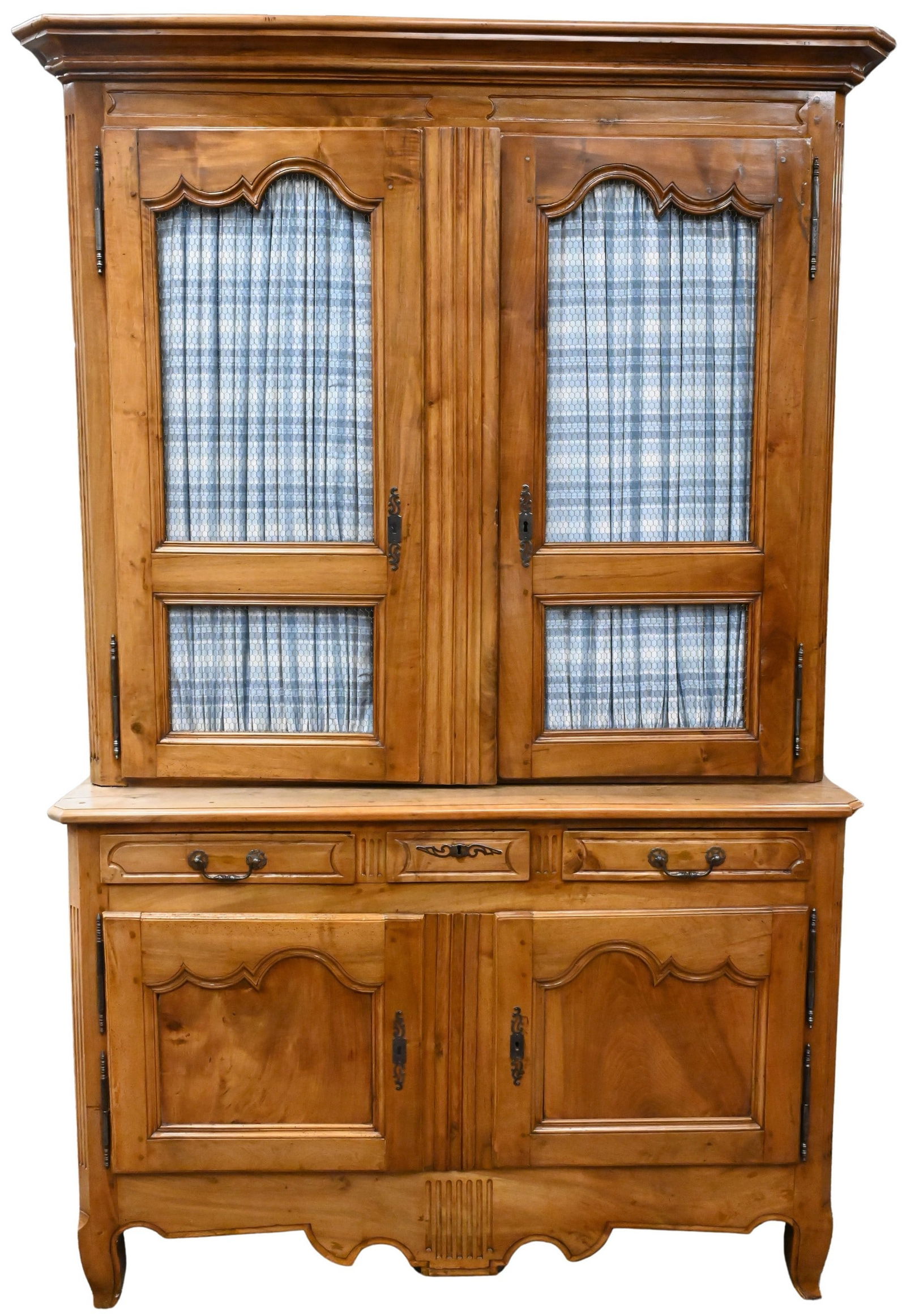 Louis XV Provincial Walnut Bibliotheque (1 of 7)