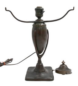Tiffany Studios Bronze Lamp Base (1 of 8)