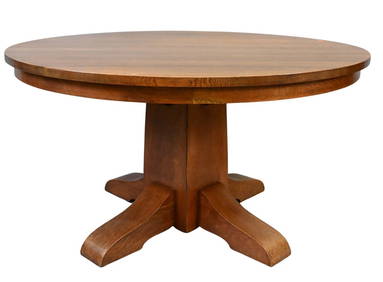 Gustav Stickley Oak Dining Table #656 (1 of 5)