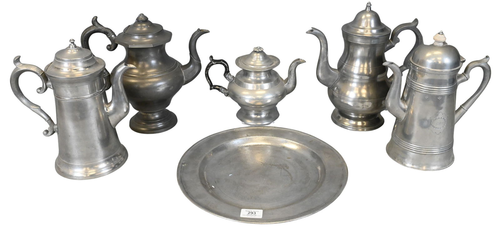 Six Piece Pewter Lot (1 of 8)