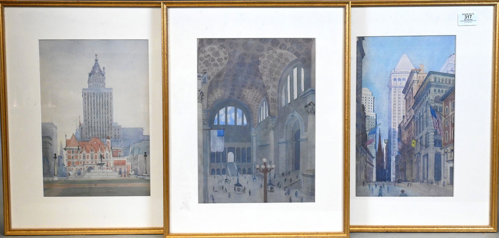 Set of Three: Hugo Pitman (Scottish / British 1892-1963) (1 of 9)