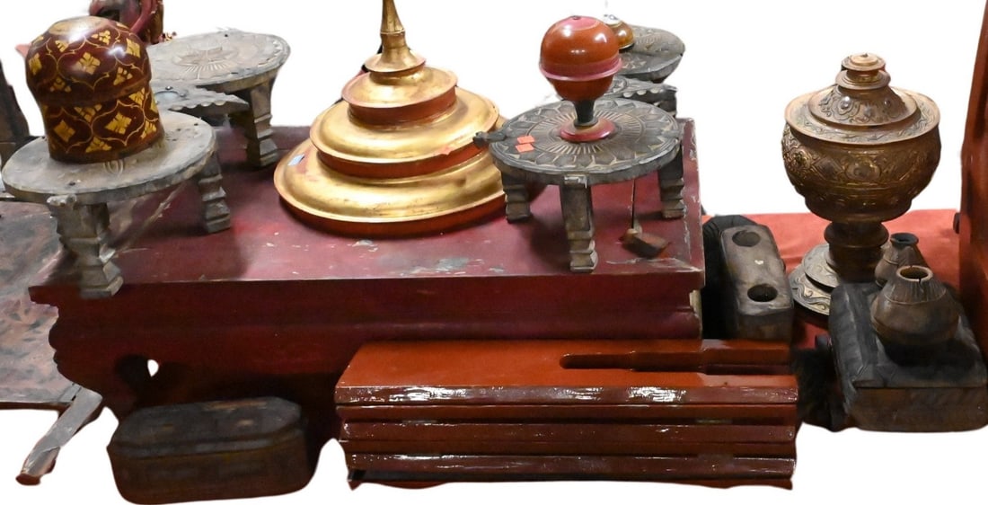 Grouping of East Asian Carved Pieces (1 of 6)