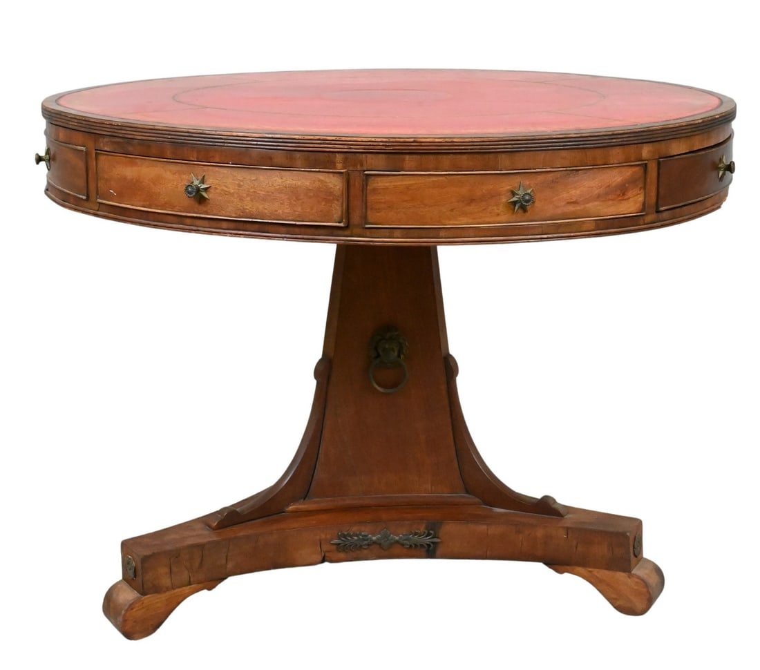 George IV Mahogany Drum Table (1 of 6)