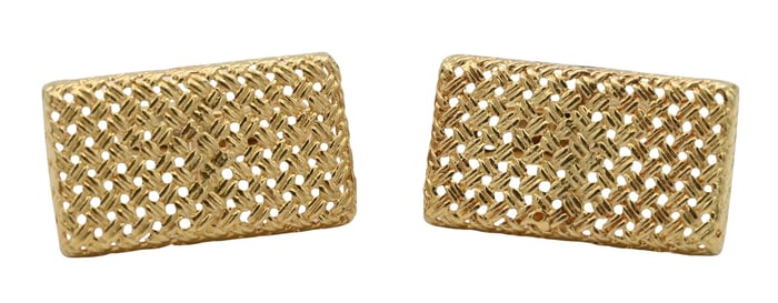 18K Yellow Gold Cufflinks