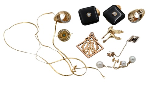 Group of 14K Gold Jewelry