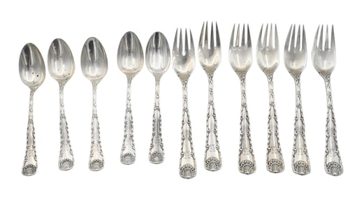Tiffany and Company Sterling Silver Partial Flatware Set