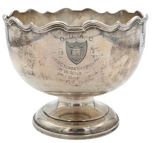 English Sterling Silver Trophy Bowl