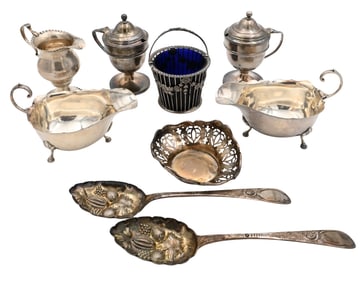 Group of English Sterling Silver