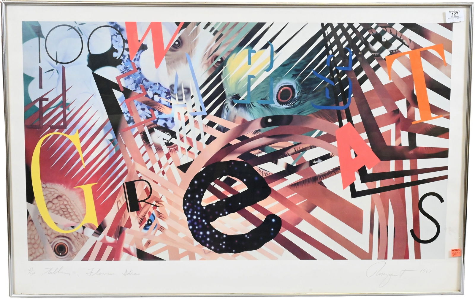 James Rosenquist (American 1933-2017) (1 of 9)
