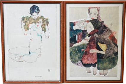 Two: Egon Schiele (Austrian 1890-1919)