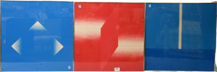 Set of Three Herbert Bayer (Austrian / American 1900-1955) From Eight Monochromes Suite