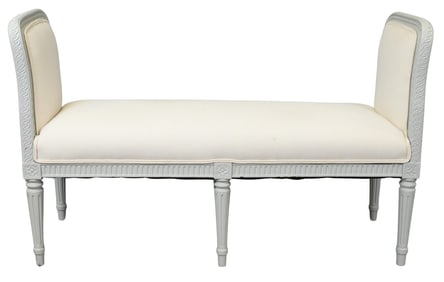 Custom Louis XVI Style Window Bench