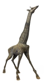 Cast Bronze Life Size Giraffe