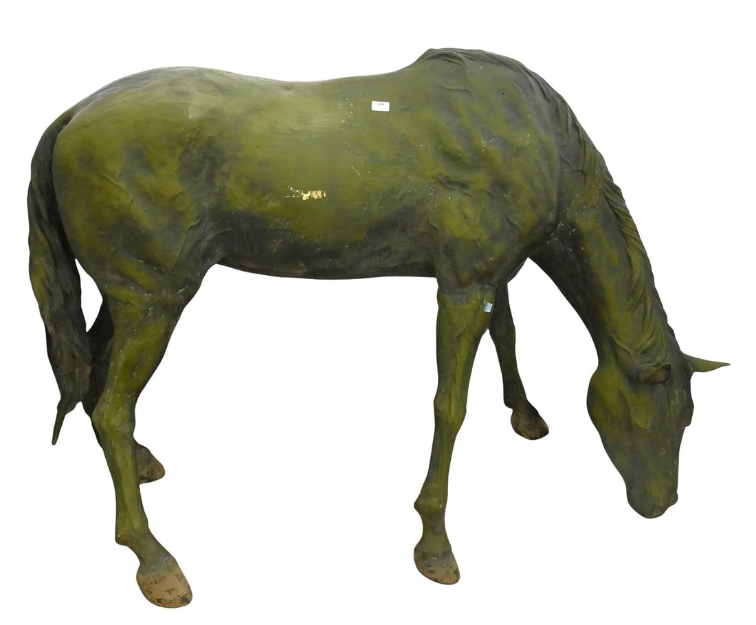 Jim Davidson (American B.1962) Life Size Cast Bronze Horse Statue (1 of 7)