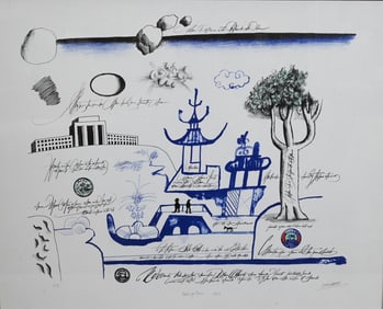 Saul Steinberg (Romanian / American 1914-1999)
