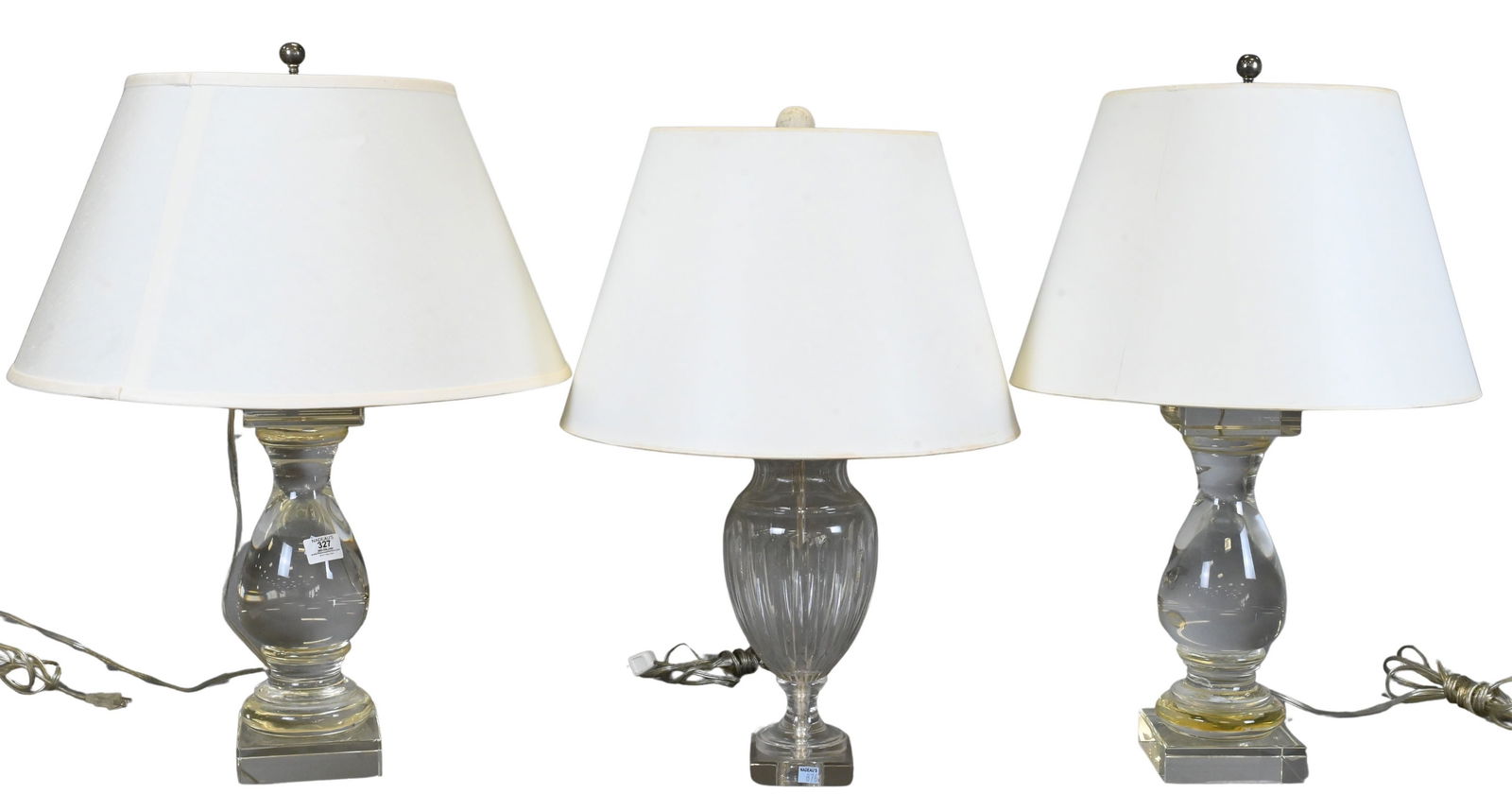 Three Crystal Table Lamps (1 of 4)