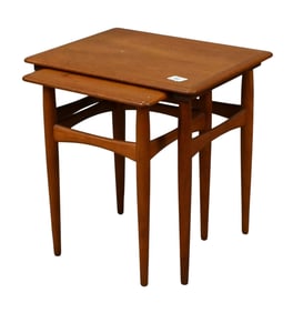 Kai Kristiansen for Skovmand Mid-Century Modern Nesting Tables