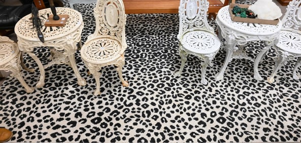 Leopard Print Style Carpet