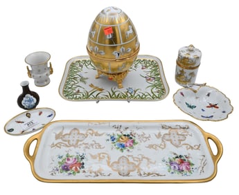 Tiffany & Company and Saks Fifth Avenue Porcelain Group