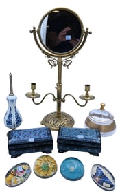 Nine Piece Decorative Desktop Group