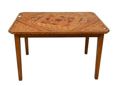Marquetry Inlay Low Table