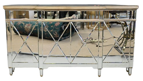 Art Deco Style Mirrored Credenza